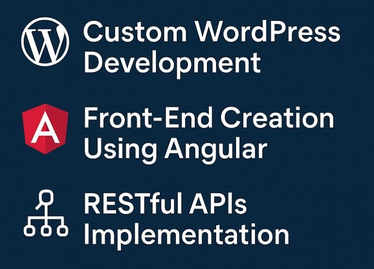 Customer Front-End development